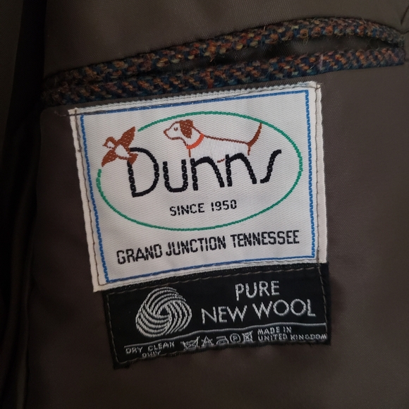 Vintage Christopher Dawes Dunns Lined Wool Coat Blazer Size 46R - Picture 6 of 7